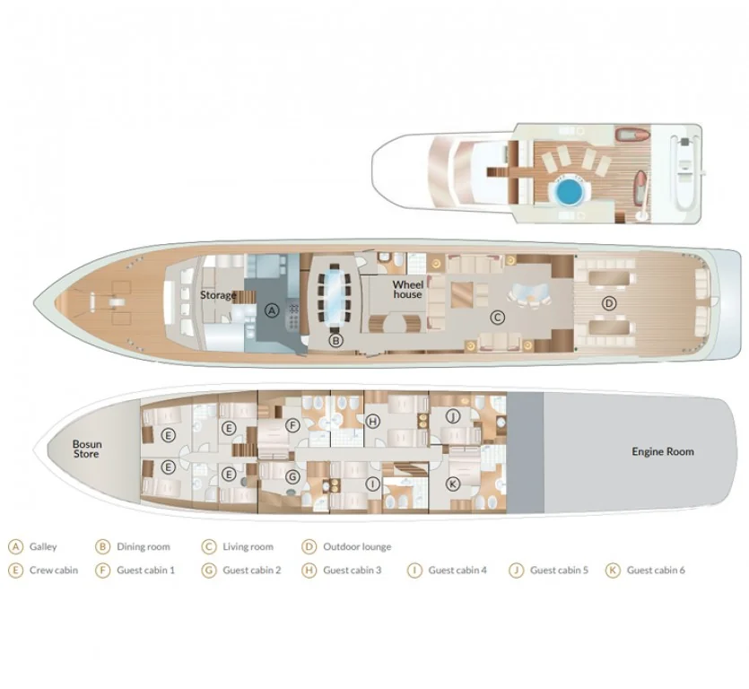 Baglietto (1986) gallery image 11 - Diamantides Yachting